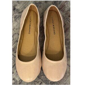 Lucky Brand Erin / Emmie Ballet Flat New Stone Size 9M NIB
